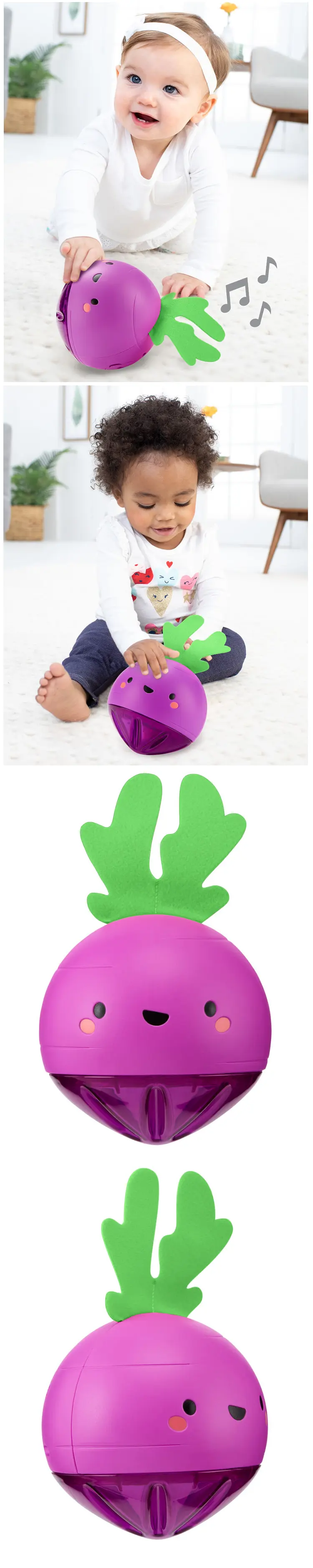 SKIP HOP Farmstand 红菜球音乐爬行玩具
