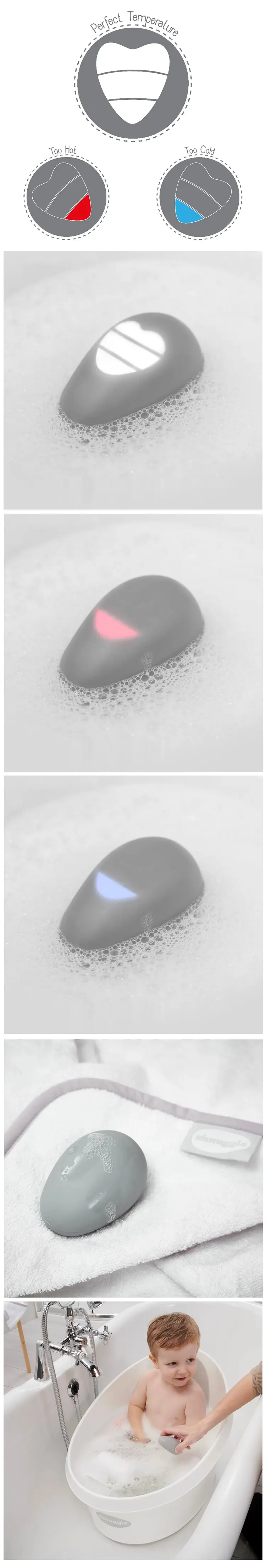 Shnuggle Pebbly 沐浴水溫計