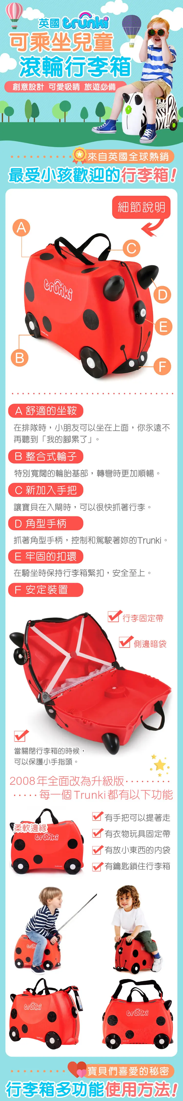 Trunki 小朋友行李箱