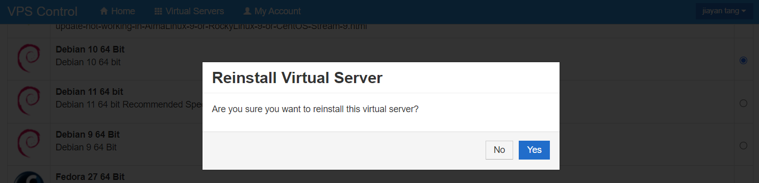 reinstall-Debian