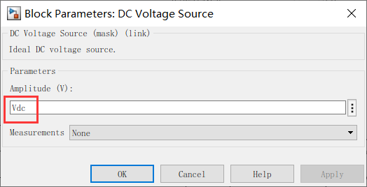 parameter-Vdc