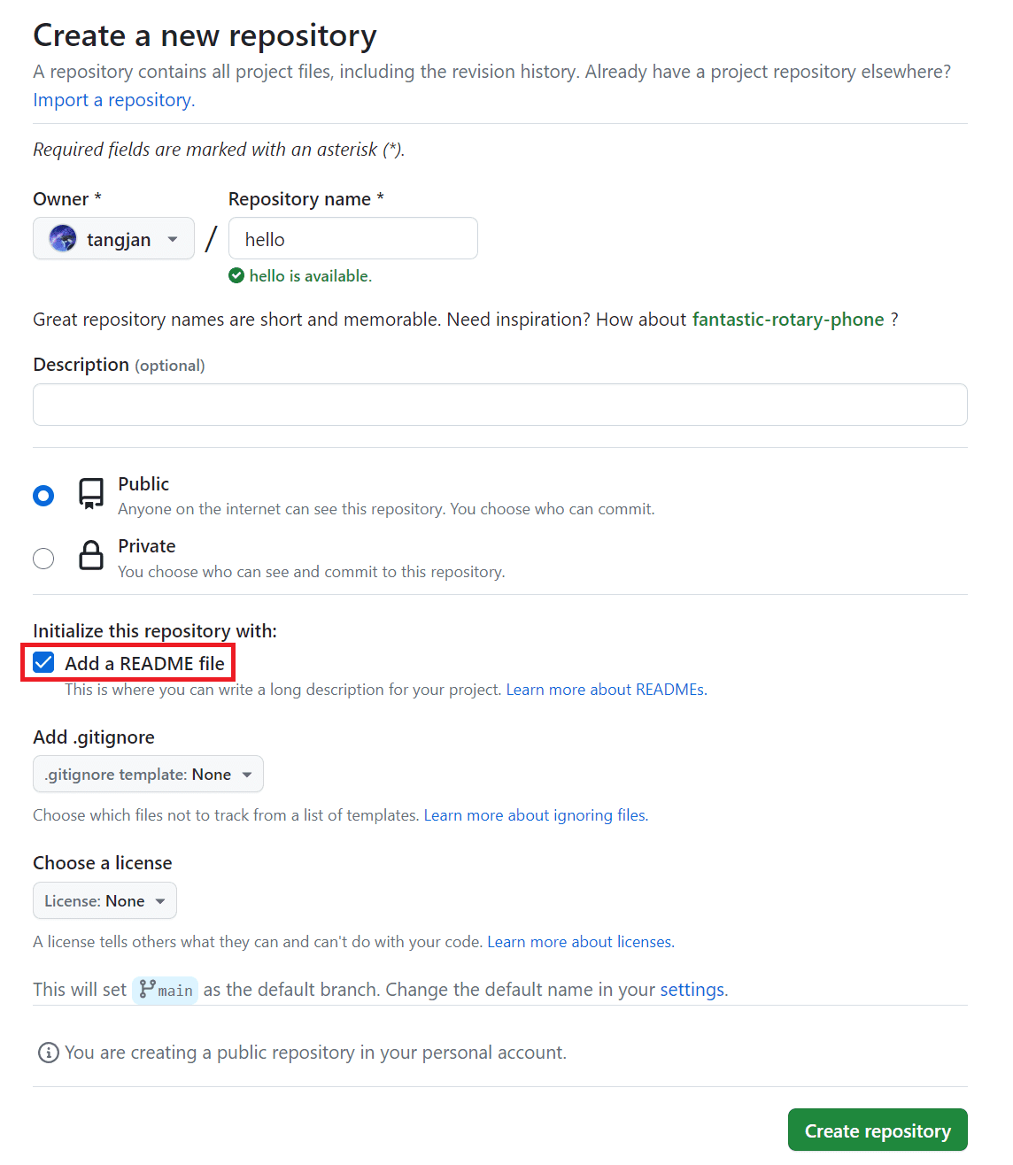 details-github-new-repository