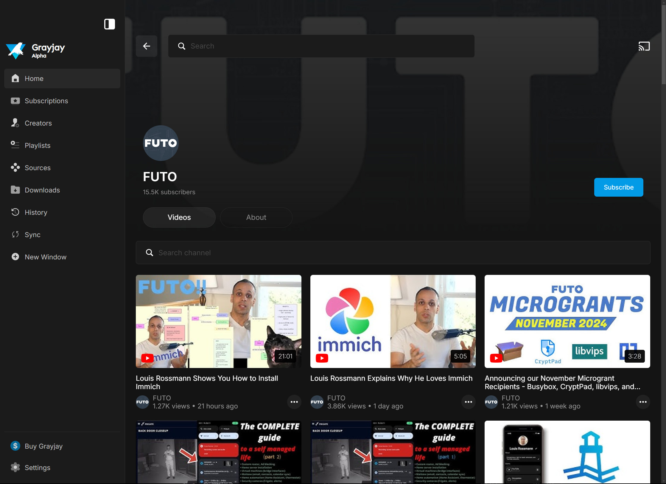 Channel Screenshot