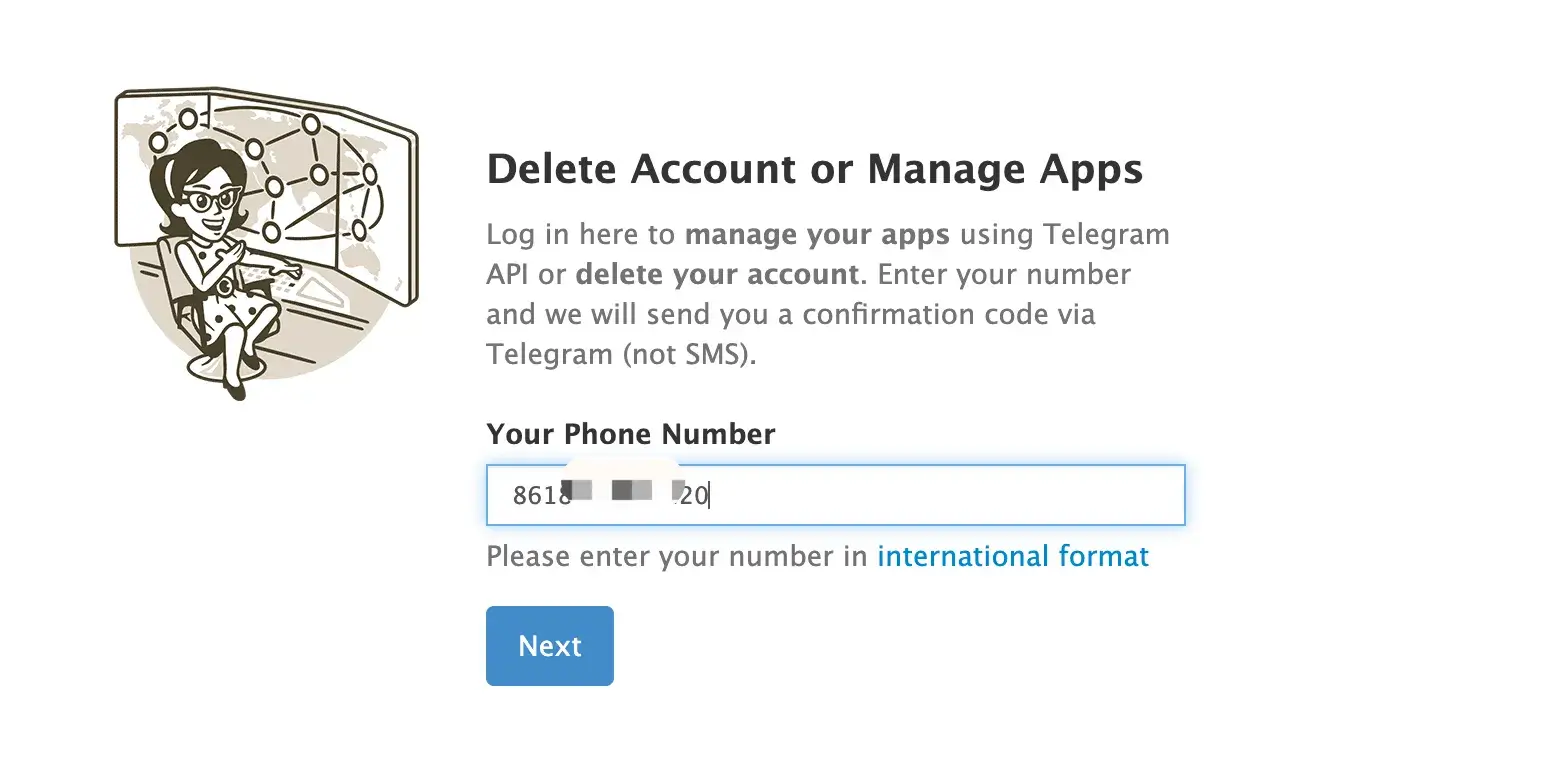 telegram-delete-account-login