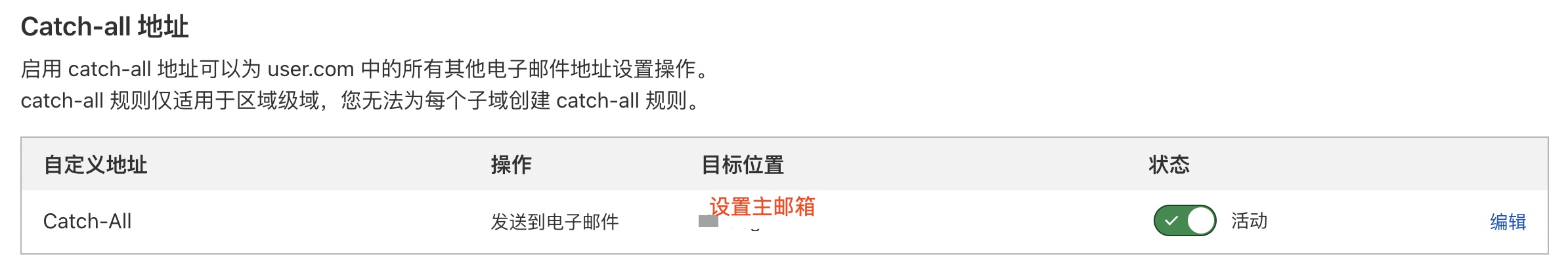 设置 Catch-All