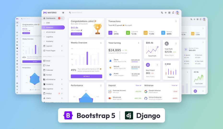 Expertly Crafted Admin Templates & UI Kits - PixInvent