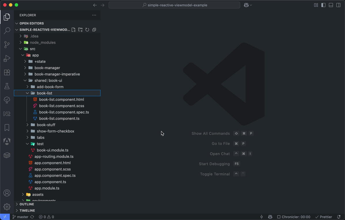 Rename Angular Component in action