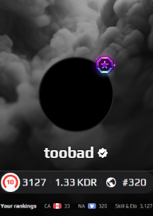 toobad FACEIT Stats