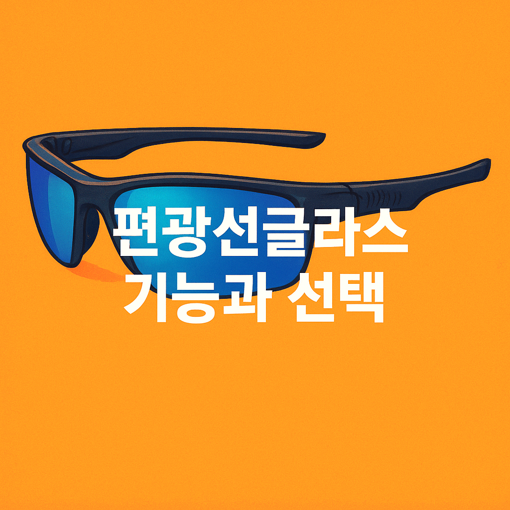 편광 선글라스 기능과 선택