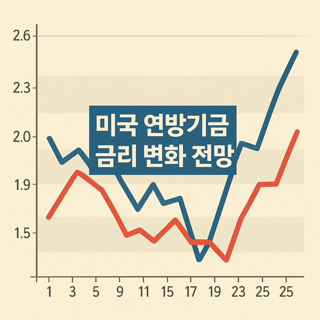 미국 금리 인하, 기준 금리 인하와 미국 연방기금 금리 관련 전망