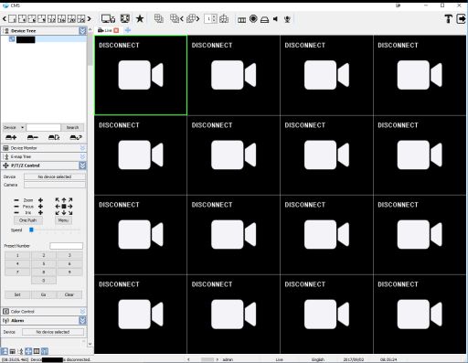 Screenshot of CMS