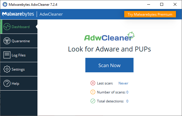 AdwCleaner screenshot