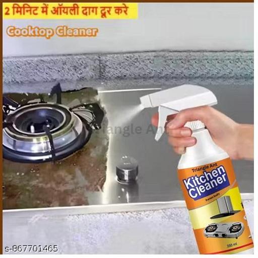 KITCHEN OIL & GREASE STAIN CLEANING REMOVER SPRAY Kitchen Degreaser Cleaner Non Corrosive Multipurpose Product - Removes Oil Grease Food Stains, Chimney Stove Grill, Kitchen Slab, Tiles, Floor, Sink Cleaner Liquid PH Neutral Kitchen Cleane Spray Chimney Cleaner Bathroom Cleaner- 250ml - Anuloria 