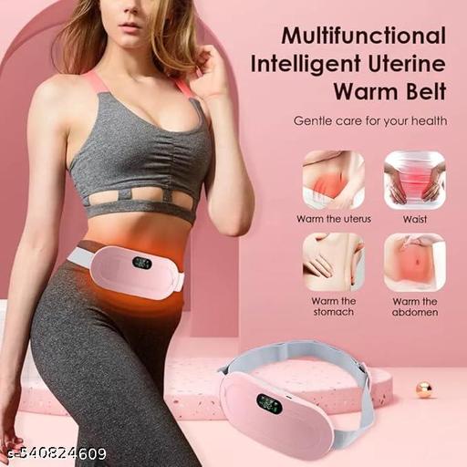 Period Cramp Relief Massager & Heating Pad for Period Cramps Portable Cordless Periods Cramps Relief Machine 3-Temp. & 3-Massage Mode Fast Heating Menstrual Period Pain Relief Device for Women. - Anuloria 
