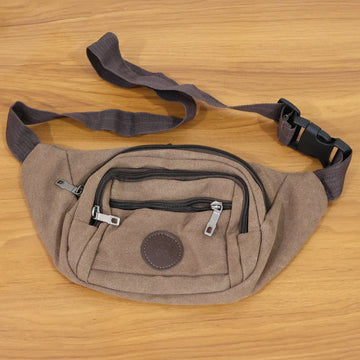 Stylish Canvas Waist Bag for Men & Women (1 Pc) - asshoppie