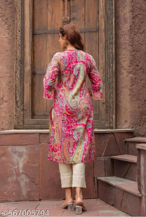 LACE KURTI PINK  - Arvia