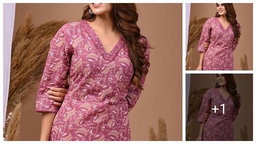 Printed Kurti For Festivals | Women Printed Kurta | New Kurti | Stylish Kurti | Party Wear | Women Latest Kurti | Ladies Stylish printed slim fit Kurti for festivals and wedding party very comfortable and fashionable