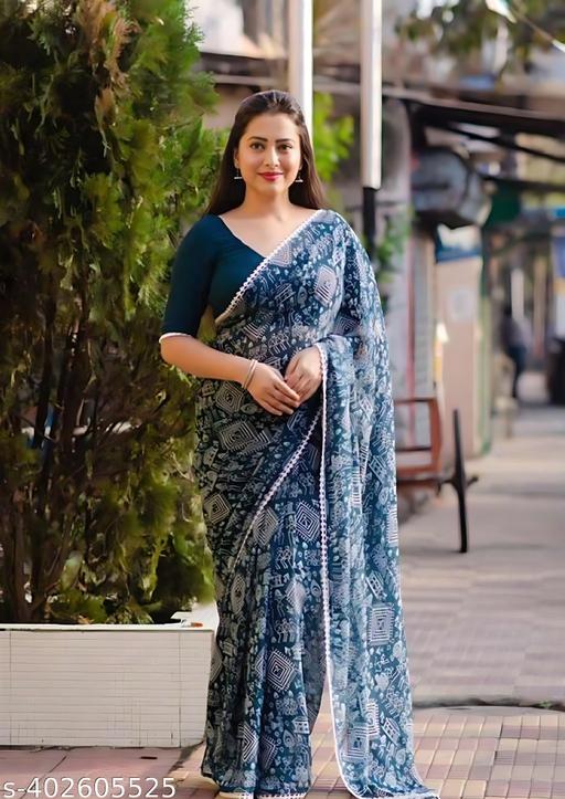 Chiffon Saree New Collection - Arvia