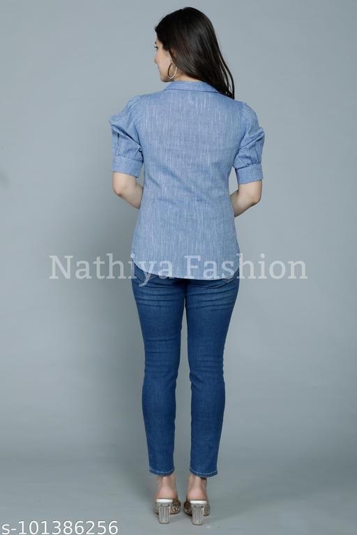 Flaunt Stylish Collar neck top - Arvia