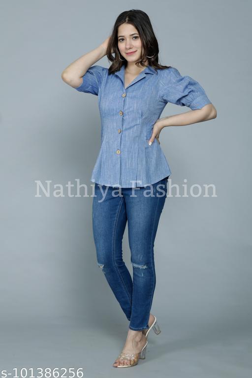 Flaunt Stylish Collar neck top - Arvia