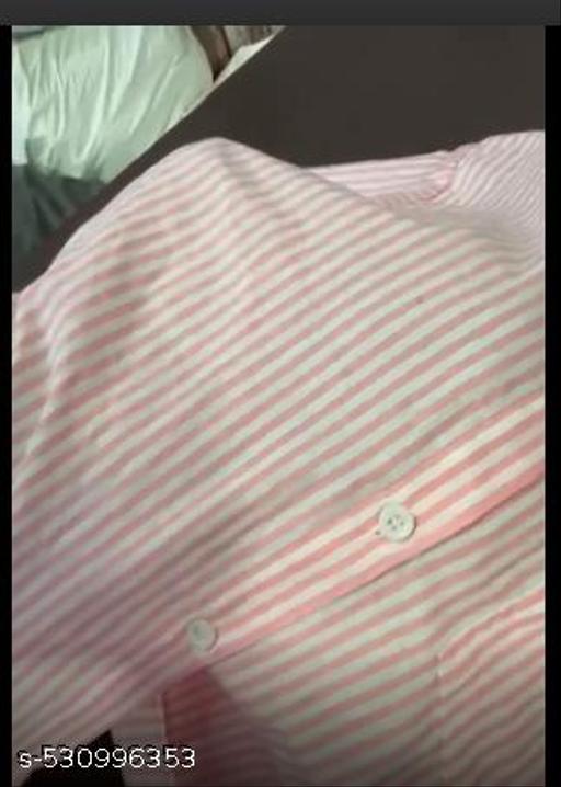 Verticle Striped Half Shirt - Arvia