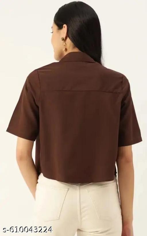 Women Button-Front Short Sleeve Top for Women | Stylish Casual Cotton Top | Trendy Short Sleeve Buttoned for Daily Wear - Arvia
