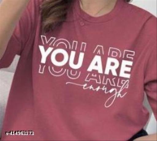 Trendy Oversized Tees Women Tshirt Printed  - Arvia