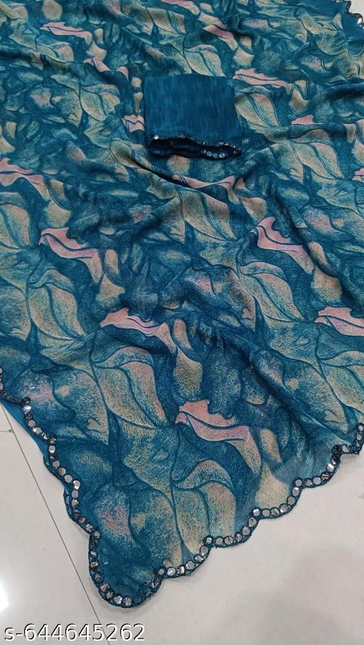 Paridhan NX  Georgette Print  Saree - Arvia