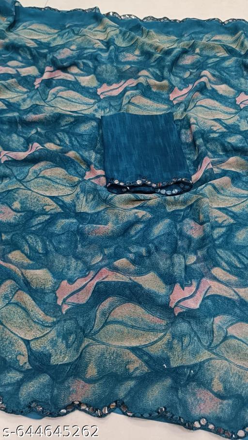 Paridhan NX  Georgette Print  Saree - Arvia