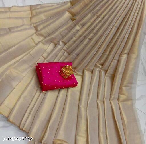 Stylish Silk Saree with Blouse – Fashionable Ethnic Wear for Women | Stylish Trendy Saree | Perfect for Weddings, Festive Celebrations, and Special Occasions | Premium Silk, Designs, and Luxurious Comfort | Traditional Look with Elegant Saree  - Arvia