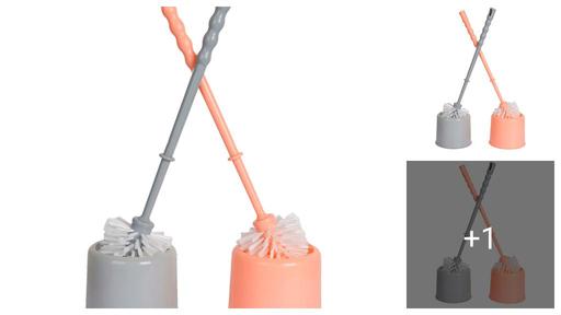 Toilet Cleaning Brush with Holder | Toilet Brush and Holder Set | Pack of 2