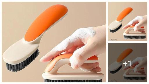 PACK OF 2, Multipurpose Washing Brush | Comfortable Handle & Powerful Bristles for Daily Cleaning  