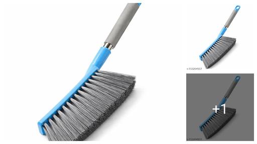 Multipurpose Cleaning Brush with Steel Handle for Car Interior, Carpet, Sofa, Bed & Home | Hard Bristle Dust Removal Brush