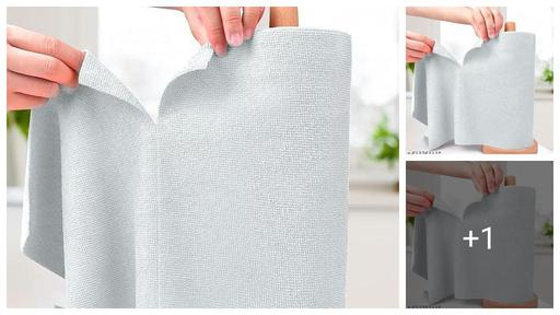 Microfiber Cleaning Cloth Roll 25x25CM – Reusable Tear-Away Towels Washable Super Absorbent Lint Free Cleaning Rags for Kitchen, Car, Garage and Home 1 Roll, 20 Count