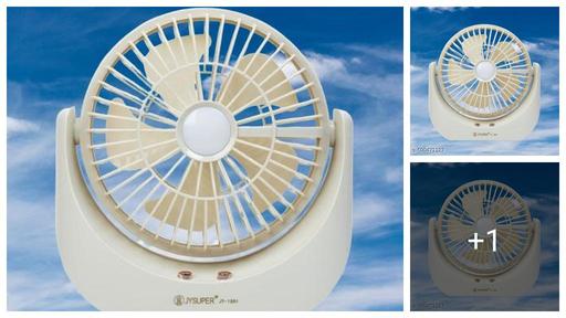 Powerful Rechargeable Table Fan with LED Light, Table Fan for Home, Table Fans, Table Fan for Office Desk, Table Fan High Speed, Table Fan For Kitchen (1880) - Multicolor, Pack of 1 Fan