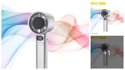 M11 Fancy LED Hand Fan | Rang-Birangi Roshni Wala Chota Fan | High Speed Portable Cooling Toy for Kids | Battery Powered Mini Personal Fan