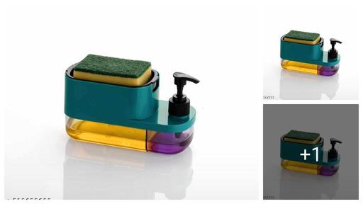 3 in 1 Soap Pump Dispenser for Dishwasher Indigo Liquid, Soap Dispenser for Kitchen, Kitchen Wash Basin Accessories, Kitchen Liquid Dispenser luxurious bathroom accessories (Pack Of 1, Multi)