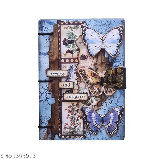 RS KRAFTS Create & Inspire Print special binding A5 Diary Un-Ruled 200 Pages (Multicolor) 7x5 inch - Nova Cart