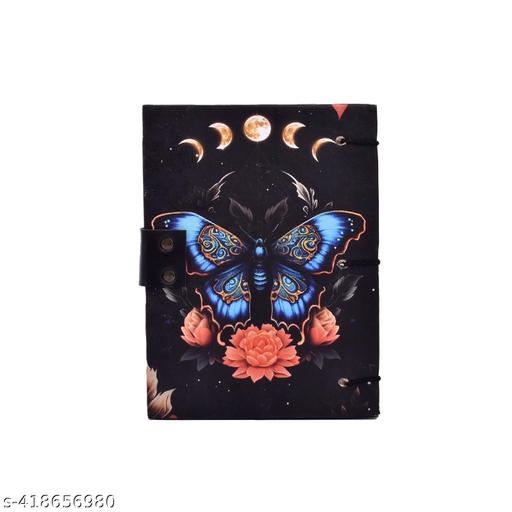 Printed Diary Notebook With Lock Clasp For Gift/Office Use (5*7 Inch,200 Pages) A5 Diary Unruled 200 Pages - Nova Cart