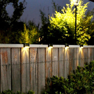 4-Piece Solar Waterproof Garden, Stair & Railing Lights - Nova Cart
