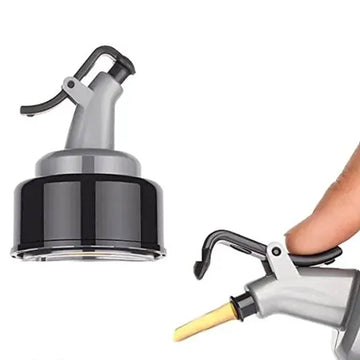 1L Oil Dispenser with Lid & Drip-Free Spout (Plastic) - Nova Cart