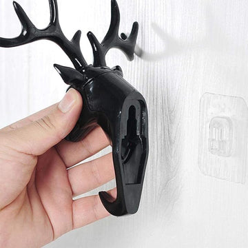 Deer Head Self Adhesive Wall Door Hook Hanger - Nova Cart