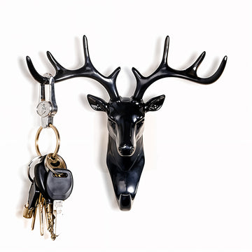 Deer Head Self Adhesive Wall Door Hook Hanger - Nova Cart