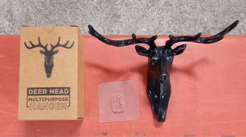 Deer Head Self Adhesive Wall Door Hook Hanger - Nova Cart