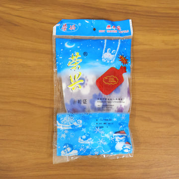 Floral Printed Soft Plush Hot Water Bag And Cover (19x12 Cm) - Nova Cart