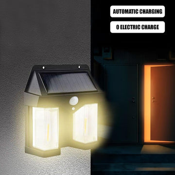 Outdoor Solar Wall Lamp Waterproof High Quality Induction Garden Night Lamp 1 Pc - Nova Cart