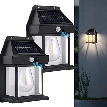 Solar Wall Lamp – Wireless Outdoor Light with Motion Sensor & 3 Modes - Nova Cart