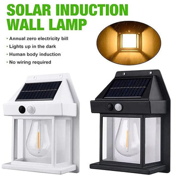 Solar Wall Lamp – Wireless Outdoor Light with Motion Sensor & 3 Modes - Nova Cart