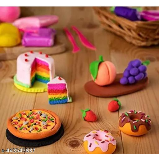supper soft super light aiir clay 12 colour clay for kids[pack of 3] - Nova Cart