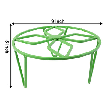 Round Strong Metal Plant Pot Stand for Indoor & Outdoor Garden Use - Nova Cart